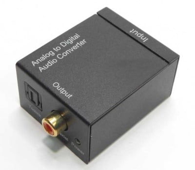 Analog to digital audio converter