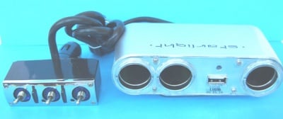 Автомобилна букса за запалка 37 1-3 USB