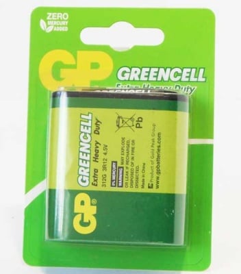 Батерия 3R12 GP 4.5V GREEN