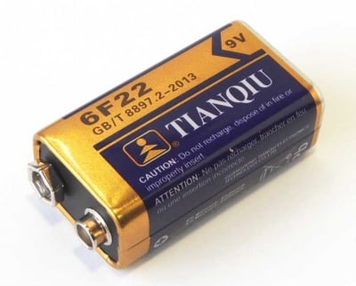 Батерия 6F22 TIANQIU 9V