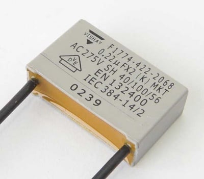 Кондензатор 220nF/275VAC
