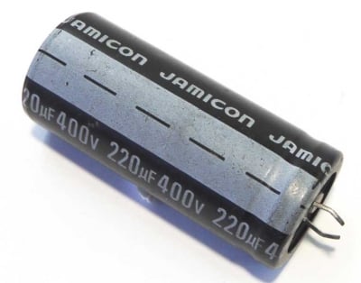 Кондензатор 220MF/400V JAMICON