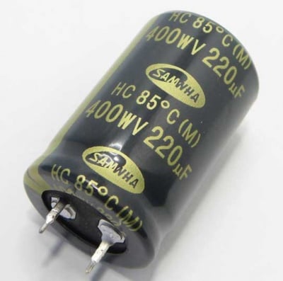 Кондензатор 220MF/400V SNAP