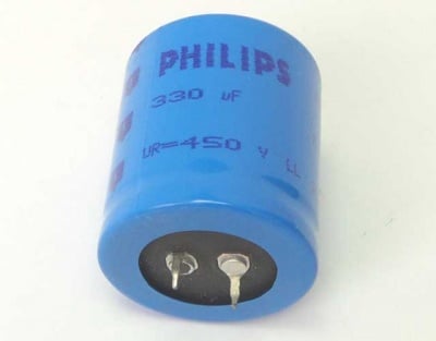 Кондензатор 330MF/450V PHILIPS