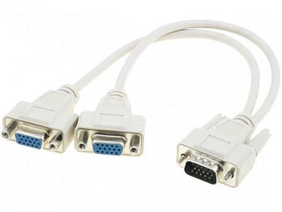 Кабел K-170-02/0.2м 15M-2x15F