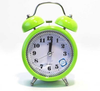 Часовник 8819 будилник зелен