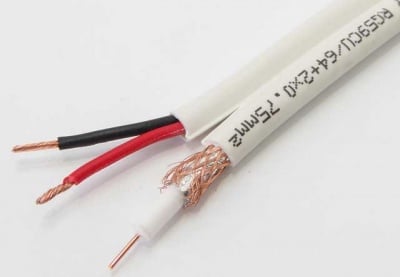Коаксиален кабел 75OM RG59W CU 2DC