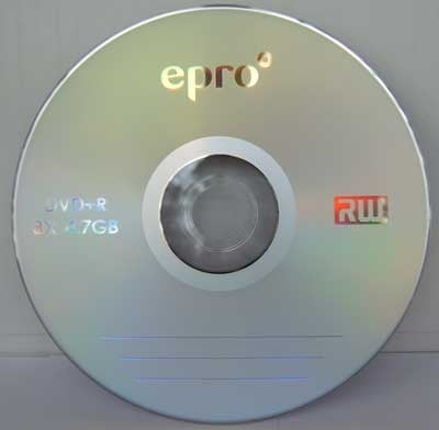 DVD+R EPRO 4.7GB 8X