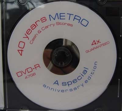 DVD-R METRO 4.7GB