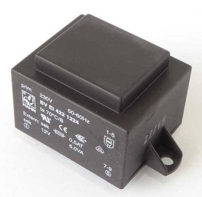 Трансформатор 1x12V/0.5A HAHN 01