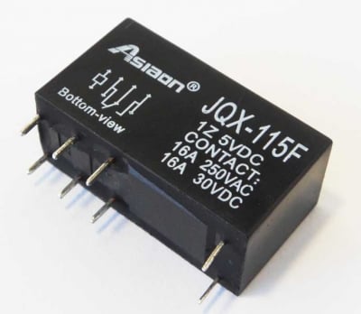Реле 5V/16A JQX115F