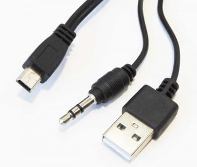 Кабел K-162-01 USB mini - 3.5SM
