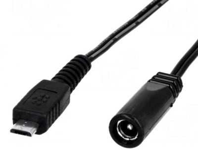 Кабел K-167-99 DC 2.1 - USB Micro B