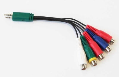 Кабел 3.5SM4 + 2.5SM - 5 RCA/F