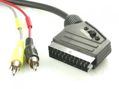 Кабел K-810 SCART - 2 RCA