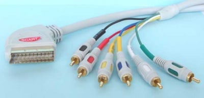 Кабел K-824 SCART-6 RCA