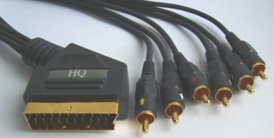 Кабел K-826 SCART-6 RCA