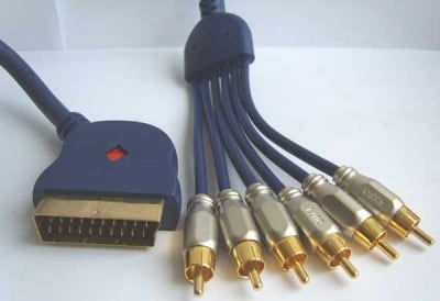 Кабел K-825 SCART-6 RCA