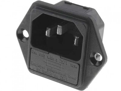 Захранваща букса мъжка F257MPF