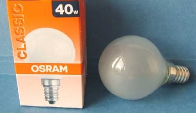 Лампа 40W OSRAM E14
