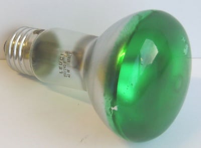 Лампа 40WR зелена E27