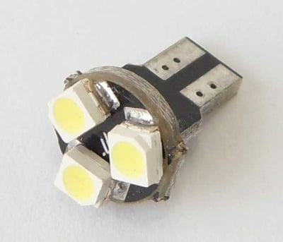 Лампа 12V LED T5 W0331 бяла