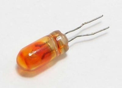 Лампа 12V/0.10A оранжева