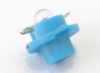 Лампа 12V LED B8.4D B012 синя