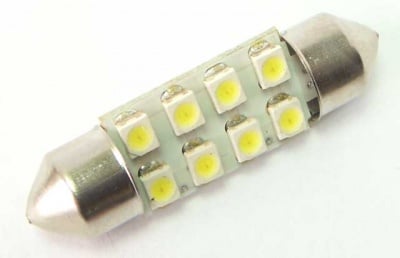 Лампа 12V LED SUL W0813 бяла
