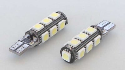 Лампа 12V LED T10 W1311 бяла