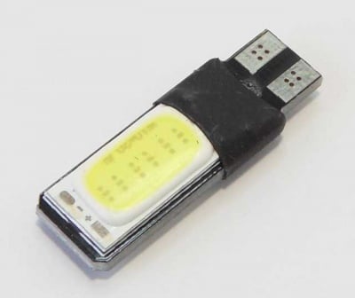 Лампа 12V LED T10 W1211 COB бяла