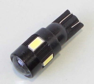 Лампа 12V LED T10 W0615 бяла