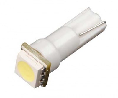 Лампа 12V LED T5 W0134 бяла