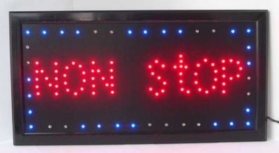 Светодиодна табела NON STOP