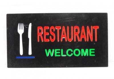 Светодиодна табела RESTAURANT WELCOME