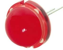 Светодиод 20mm червен