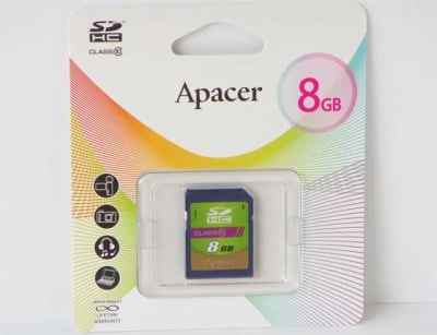 MEMORY SD CARD 8GB APACER