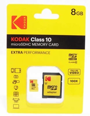 MEMORY MSD CARD 8GB KODAK CLASS 10 EXTRA