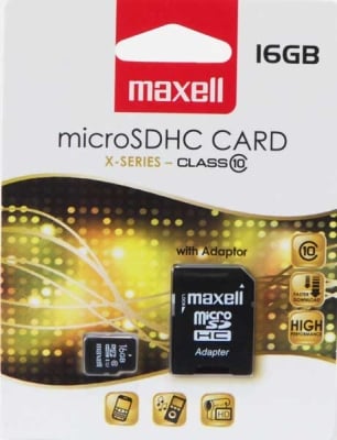 MEMORY MSD CARD 16GB MAXELL