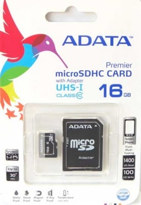 MEMORY MSD CARD 16GB ADATA
