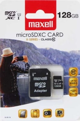 MEMORY MSD CARD 128GB MAXELL