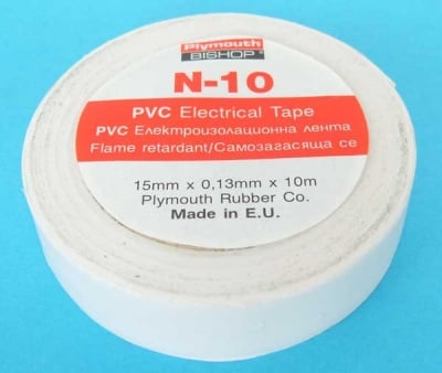 Изолационна PVC лента N10 15x10 WHITE
