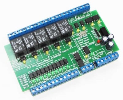 Набор 936 PLC 12in 10out RS485 PIC16F1619 Controller 12V