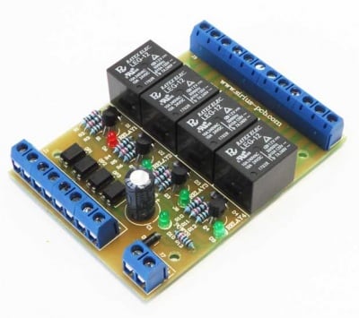 Набор 785 4 RELAY OPTO FOR PIC, AVR, CNC 12V