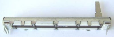 Потенциометър плъзгач 100K S LOG