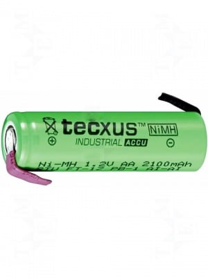 Акумулаторна батерия R6/2100mAh с пластини