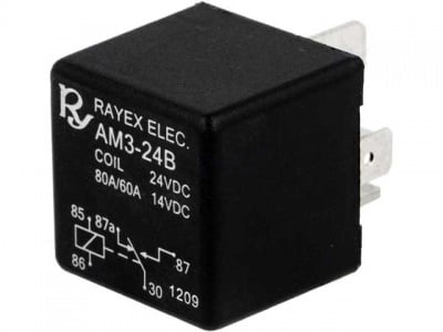 Реле 24V/80A RAYEX-01