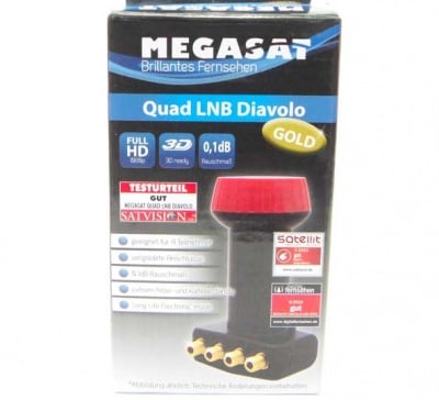 Сателитен конвертор 4 LNB MEGASAT