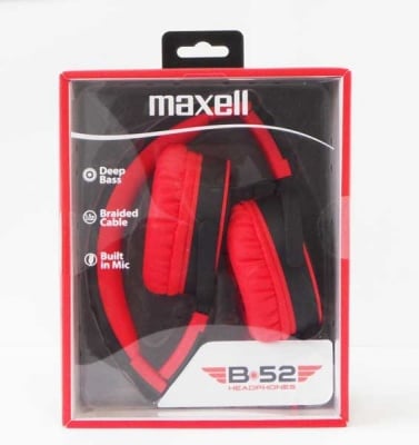 Слушалки с микрофон B52 RED