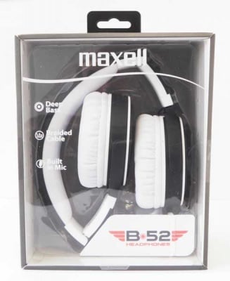 Слушалки с микрофон B52 WHITE